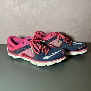 Women's Brooks Pure Flow 4 Size 10 Pink & Blue Lightweight Running Shoes